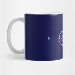 Soothing Spheres in Shades of Blue Mug